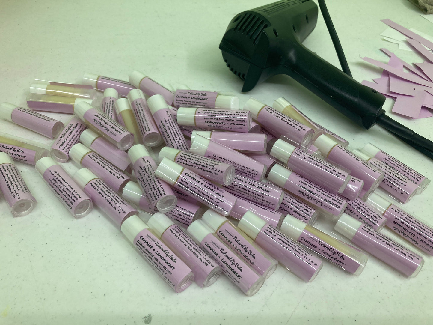 Single Camphor & Lemongrass Natural Lip Balm