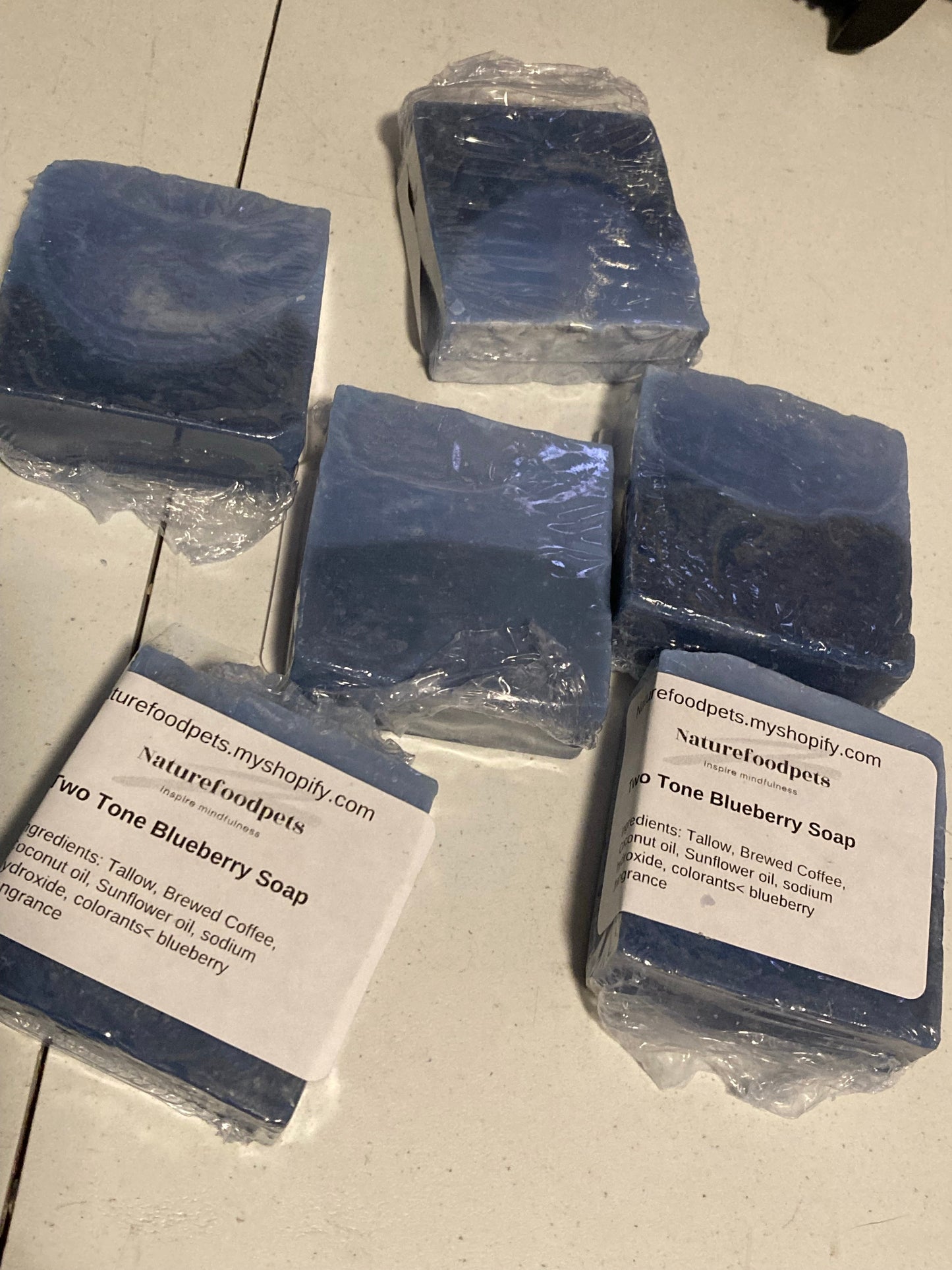 Blueberry Two Tone Soap